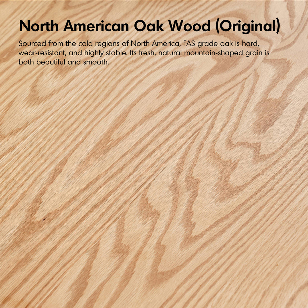 Scandinavian Oak Wood Bookshelf GERIN