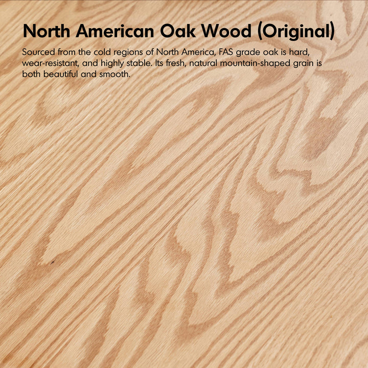 Scandinavian Oak Wood Bookshelf GERIN