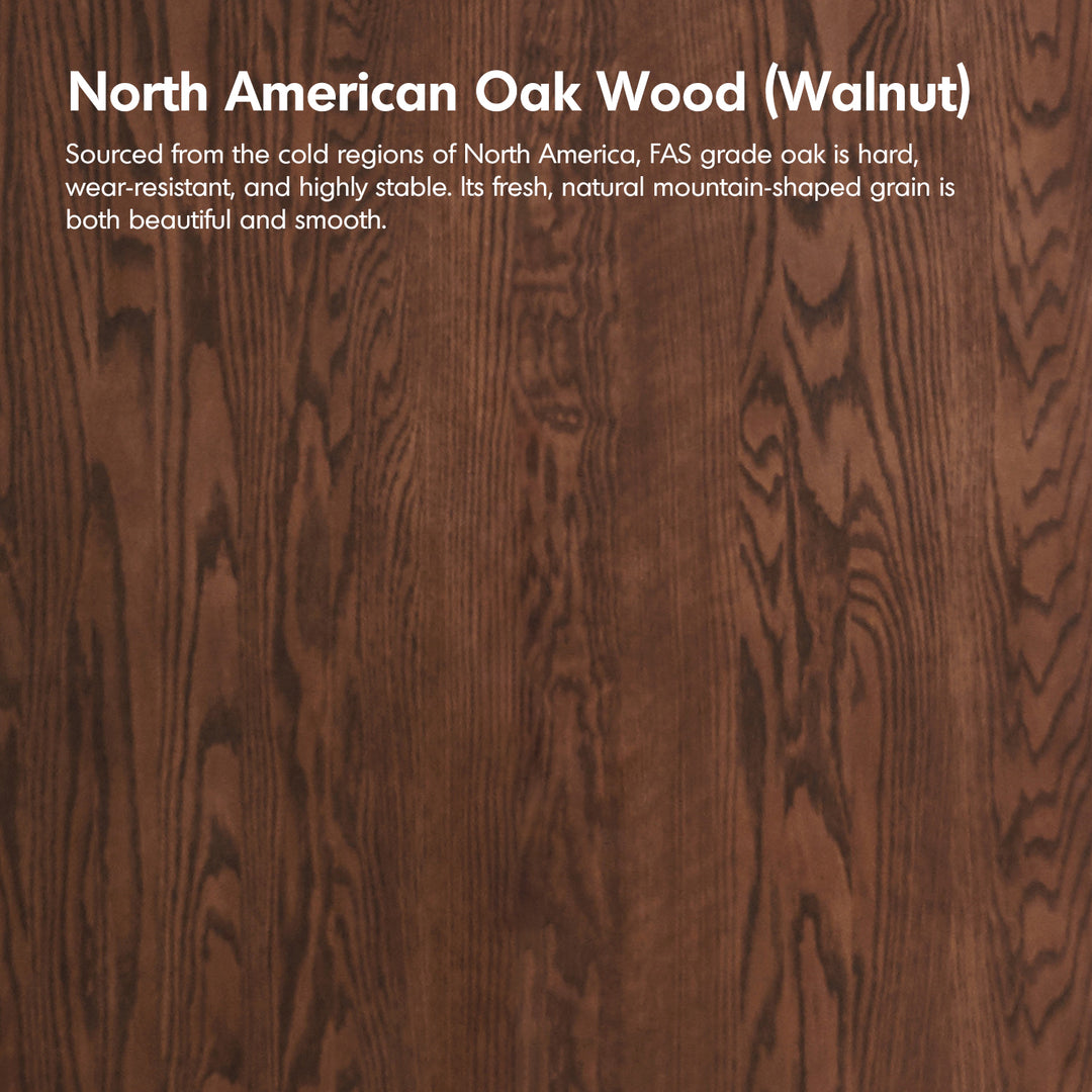Scandinavian Oak Wood Bookshelf GERIN