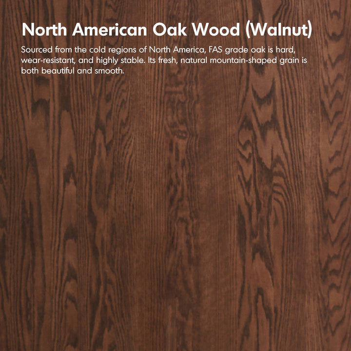 Scandinavian Oak Wood Bookshelf GERIN