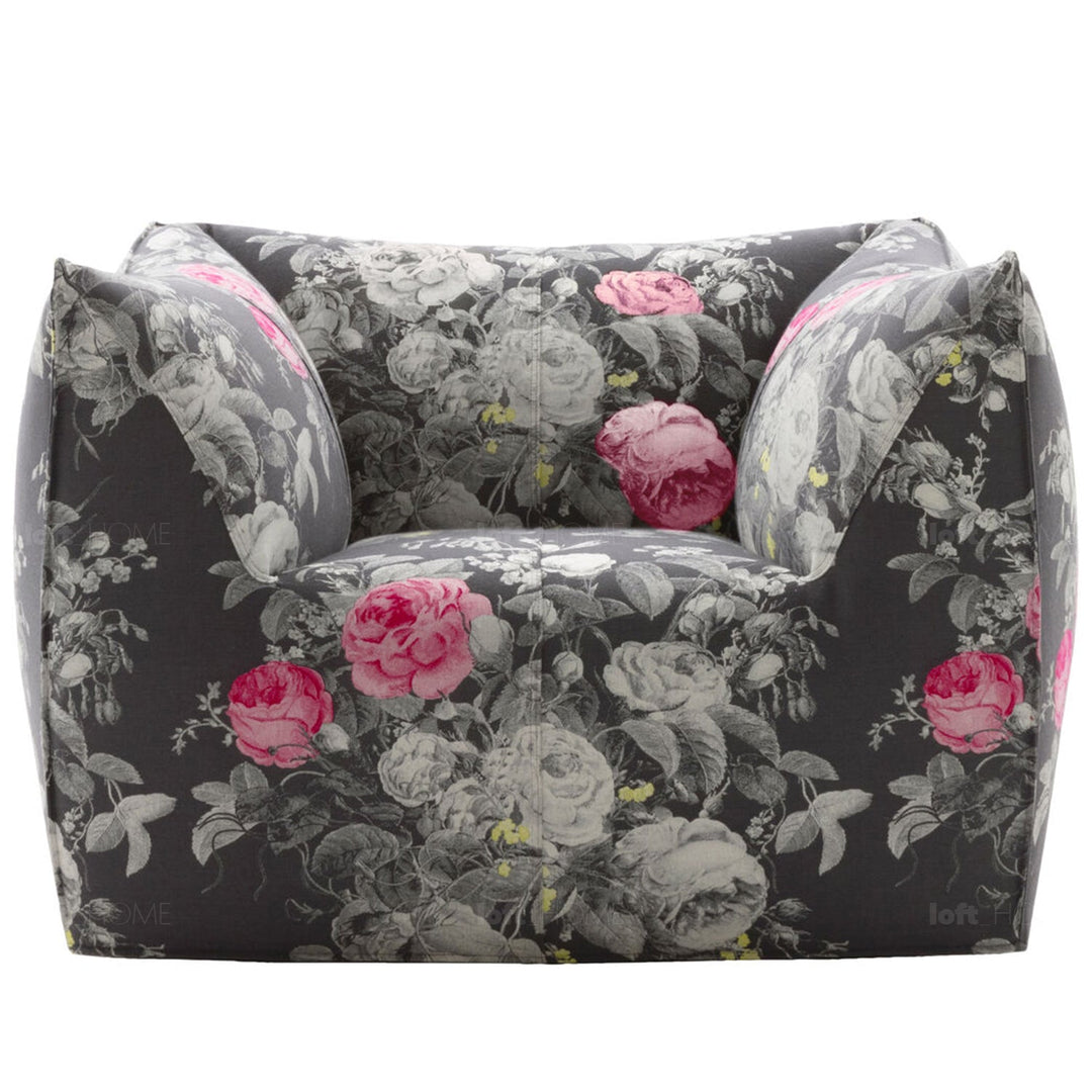Contemporary fabric 1 seater sofa bambole detail 4.