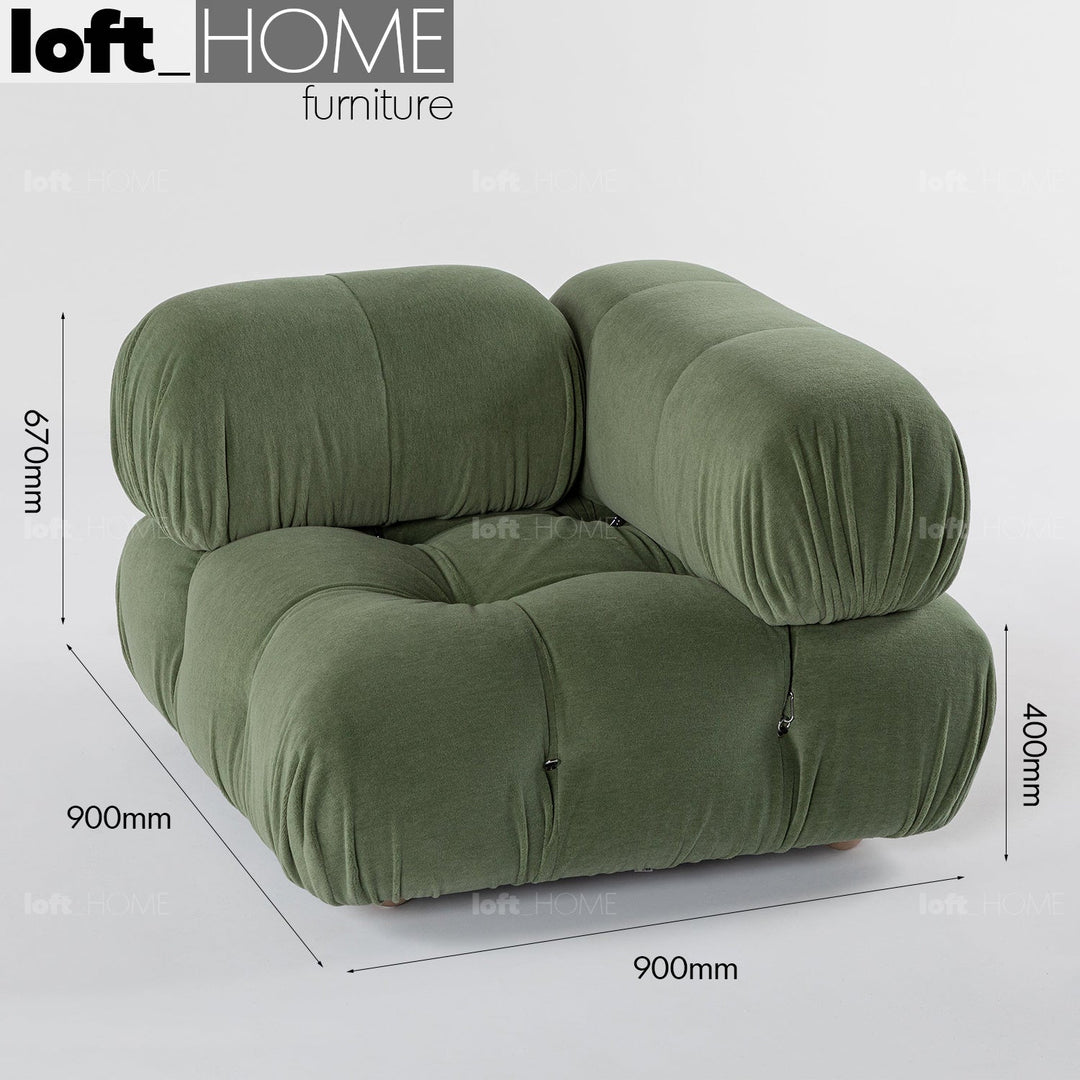 Contemporary fabric 1 seater sofa corner connection camaleonda size charts.