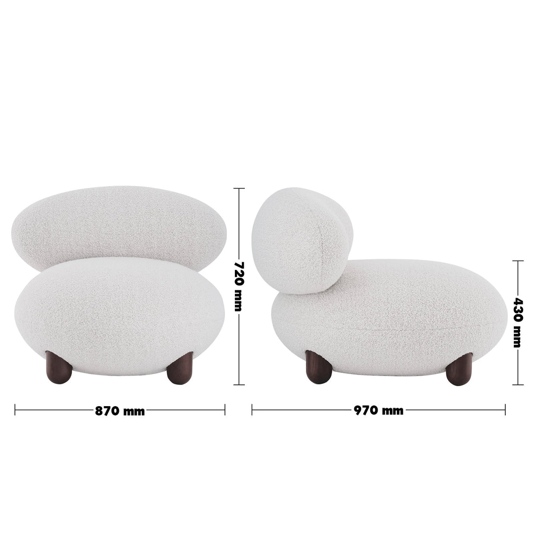 Contemporary fabric 1 seater sofa teddy size charts.