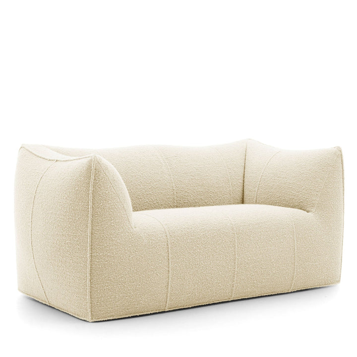 Contemporary fabric 2 seater sofa bronte layered structure.