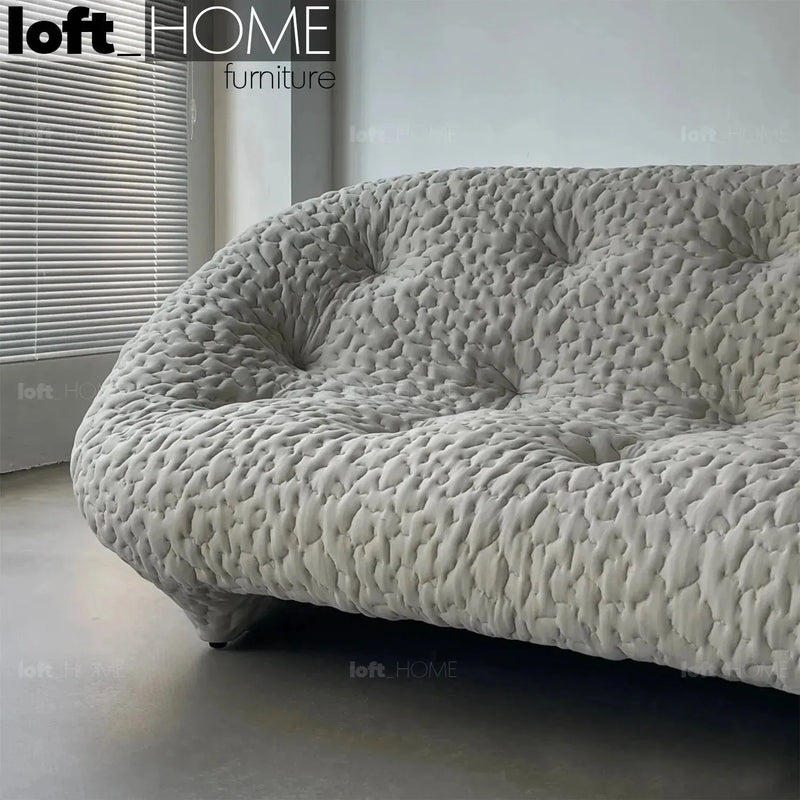 Bauhaus fabric 2 seater sofa conch moby situational feels.