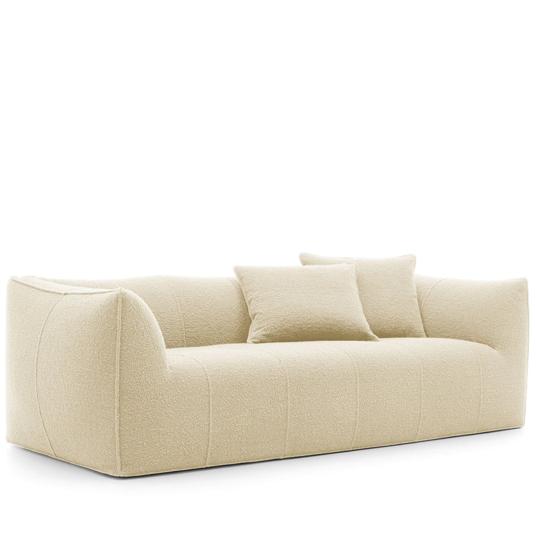 Contemporary fabric 3 seater sofa bronte detail 2.