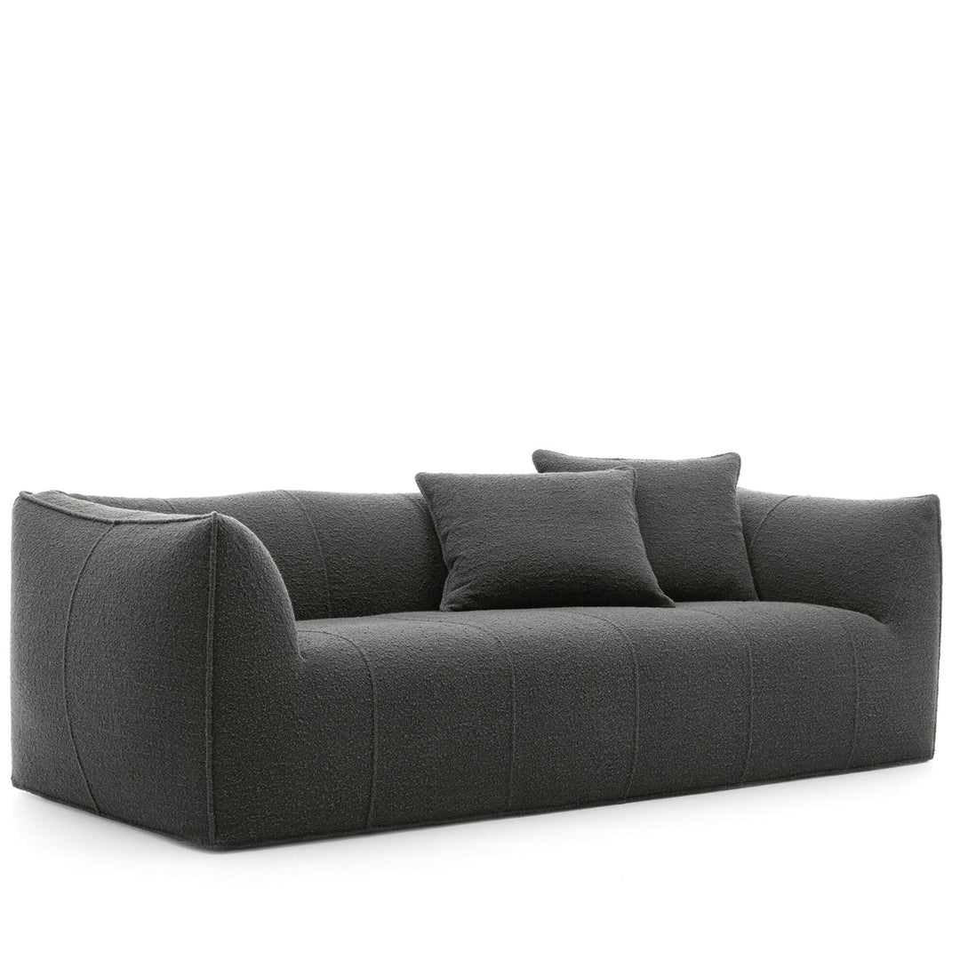 Contemporary fabric 3 seater sofa bronte detail 5.