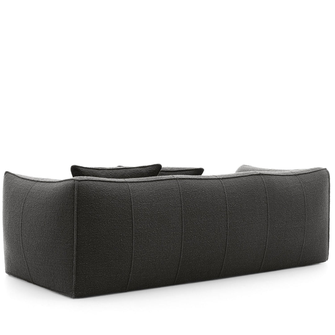 Contemporary fabric 3 seater sofa bronte detail 6.