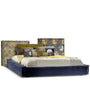 Contemporary Fabric Bed MAHJONG