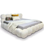 Cream Fabric Bed PANNACOTTA