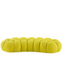 Contemporary Fabric Curved Ottoman BUBBLE