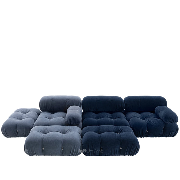 Contemporary fabric l shape sectional sofa camaleonda 2+l+ottoman environmental situation.