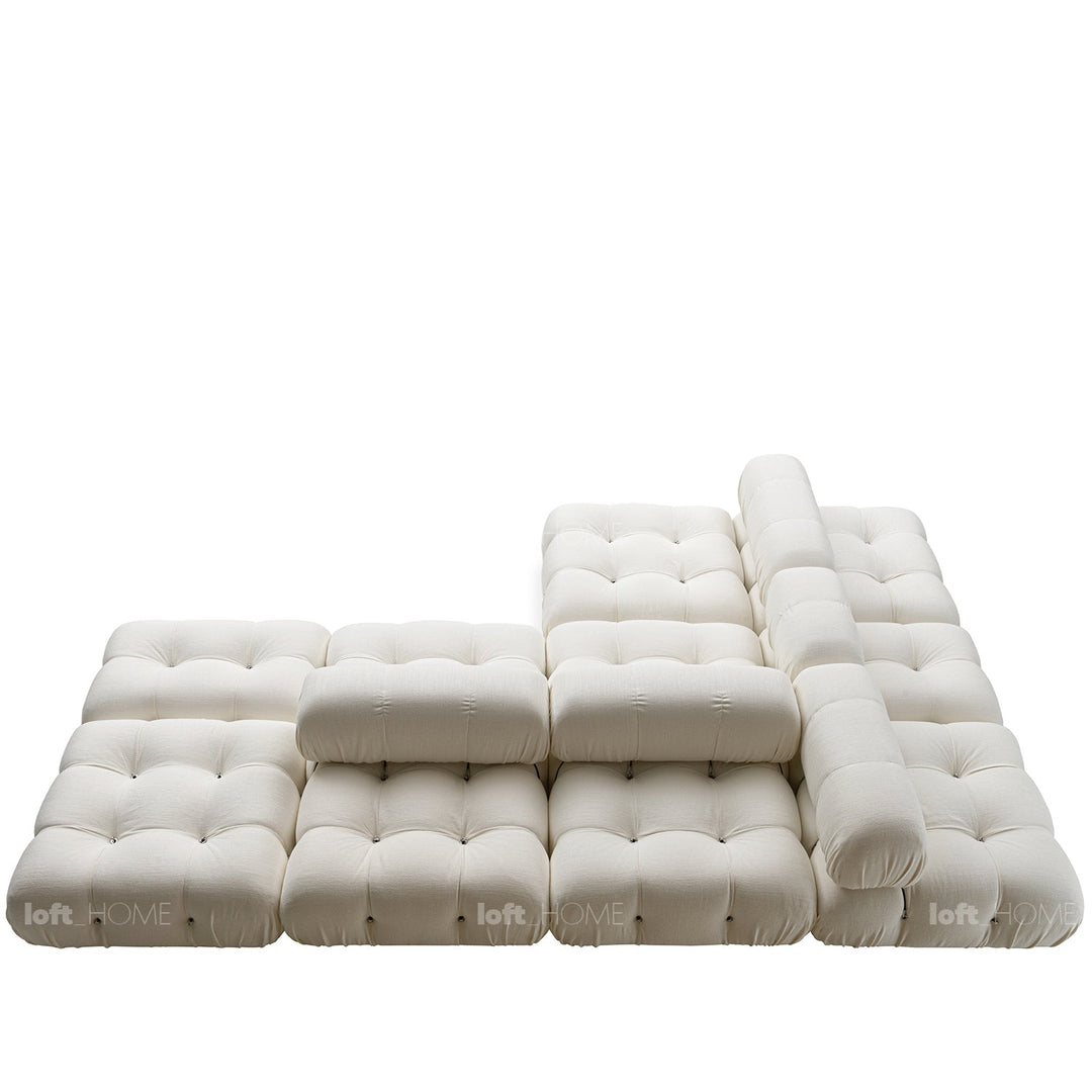 Contemporary fabric l shape sectional sofa camaleonda 2+l+ottoman situational feels.