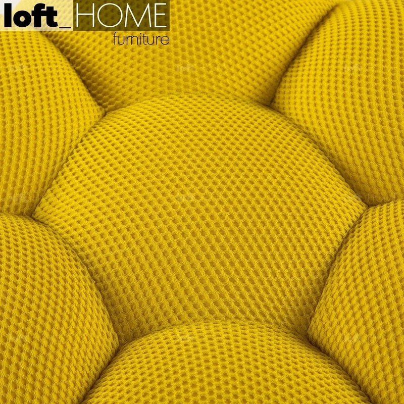 Bauhaus fabric round ottoman bubble conceptual design.