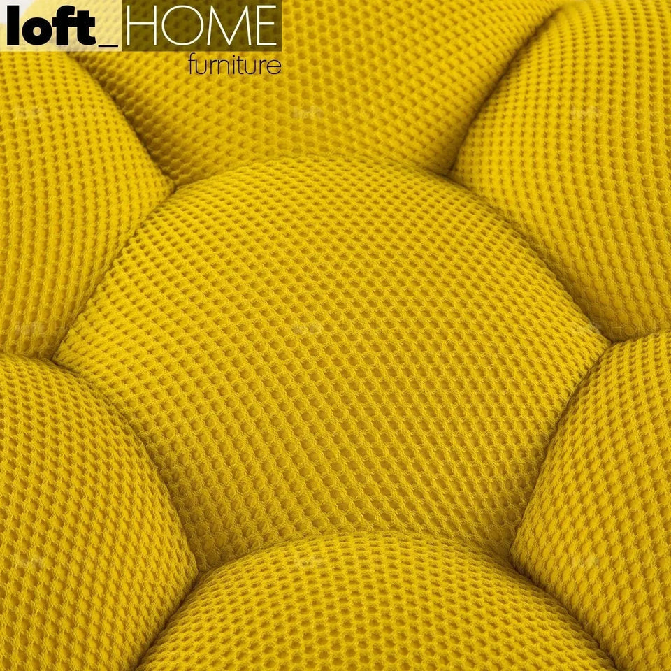 Bauhaus fabric round ottoman bubble conceptual design.