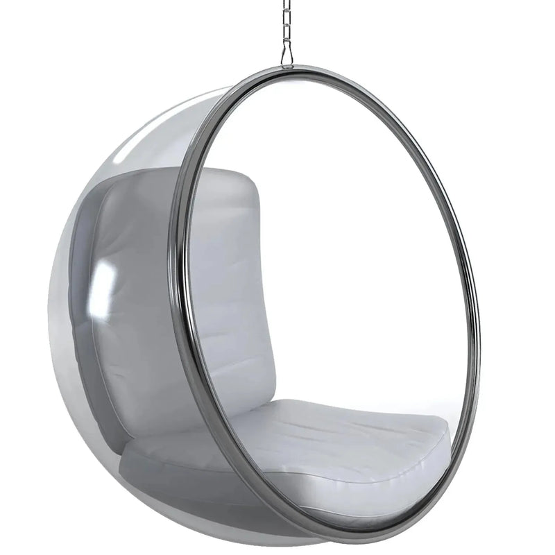 Bauhaus plastic hanging chair 1 seater sofa bubble detail 1.