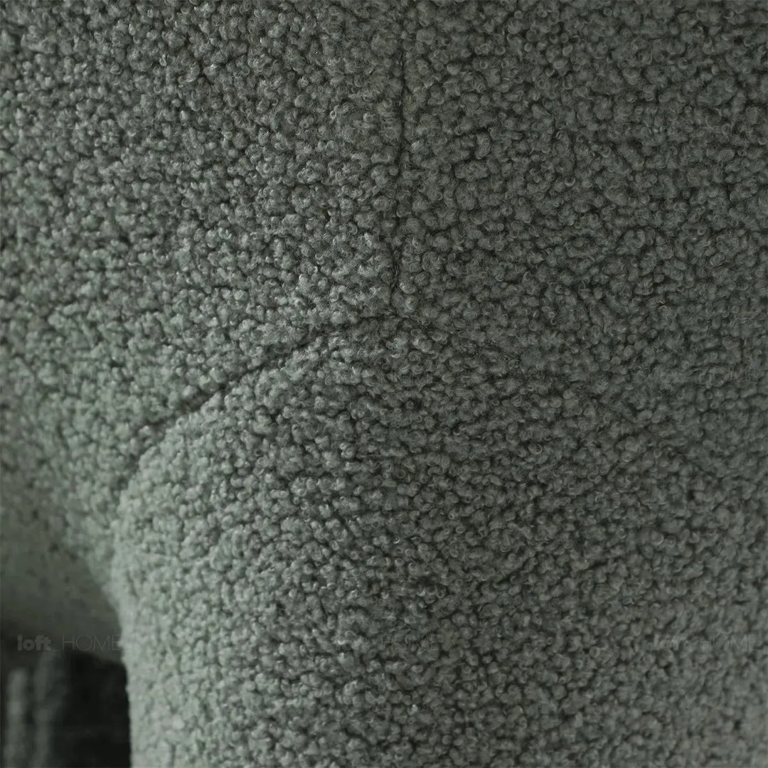 Cream boucle 1 seater sofa mibster situational feels.