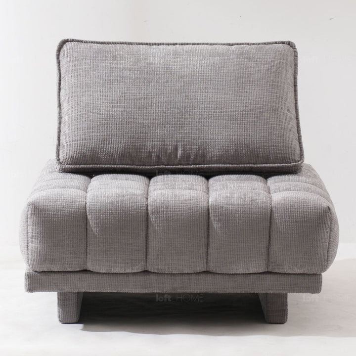 Cream fabric 1 seater sofa ganache primary product view.