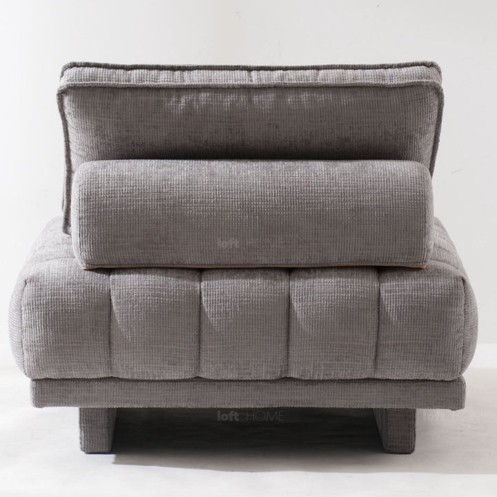 Cream Fabric 1 Seater Sofa GANACHE