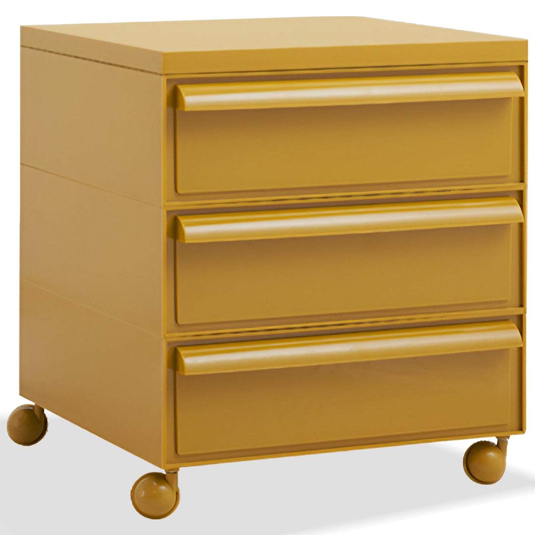 Cream plastic drawer cabinet truffle 3 drawer conceptual design.
