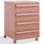 Contemporary Plastic Drawer Cabinet TRUFFLE 4 DRAWER