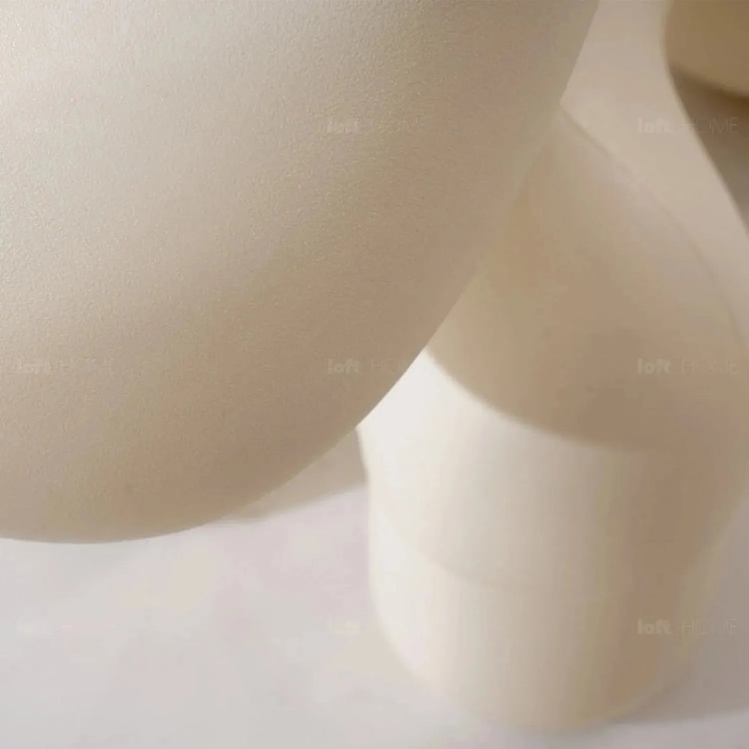 Cream polyethylene decor llama layered structure.