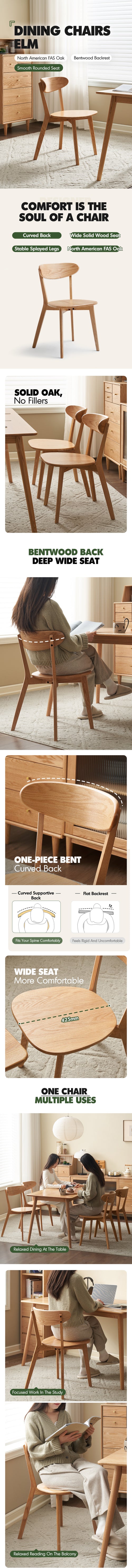 Scandinavian Oak Wood Dining Chairs ELM Good to Know Preview-1