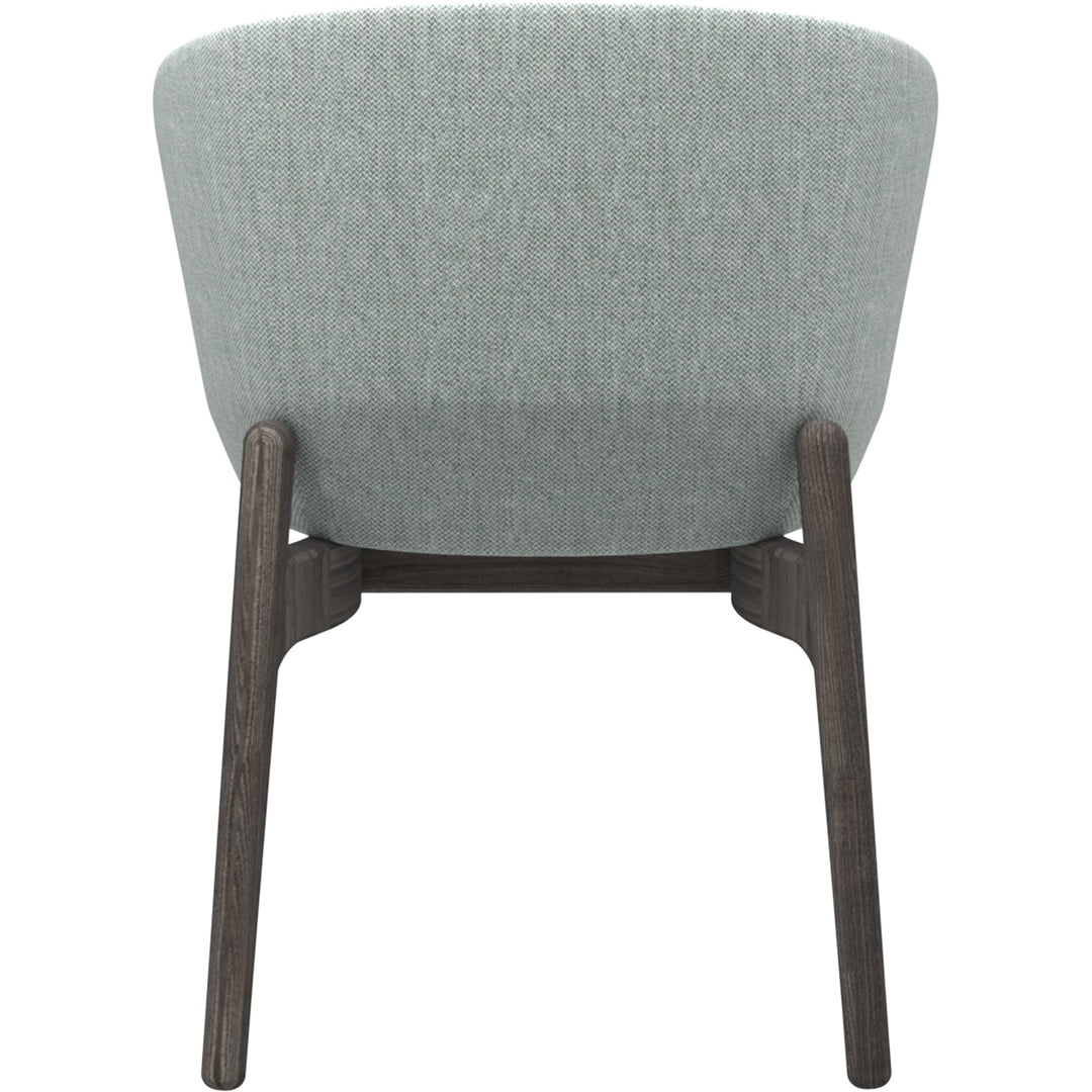 Minimalist Wood Fabric Dining Chair SLICING Panoramic