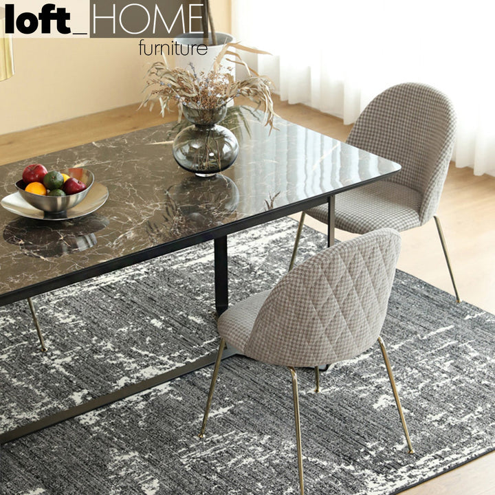 (Fast Delivery) Modern Ceramic Dining Table ARIA Life Style