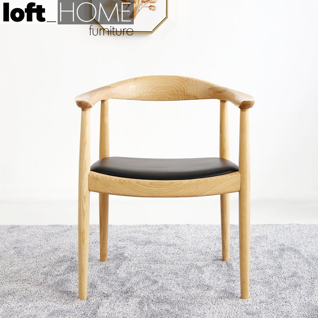(Fast Delivery) Scandinavian Wood Dining Chair BIRCH PRESIDENT Color Swatch