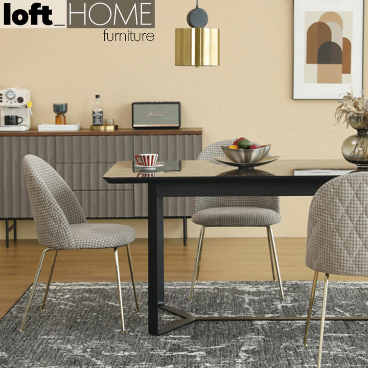 (Fast Delivery) Modern Ceramic Dining Table ARIA Environmental