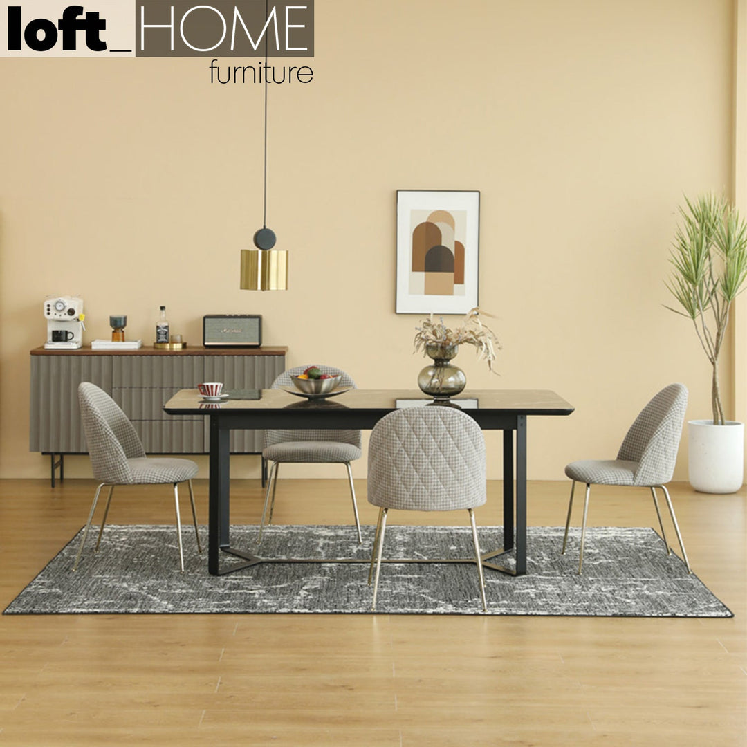 (Fast Delivery) Modern Ceramic Dining Table ARIA Panoramic