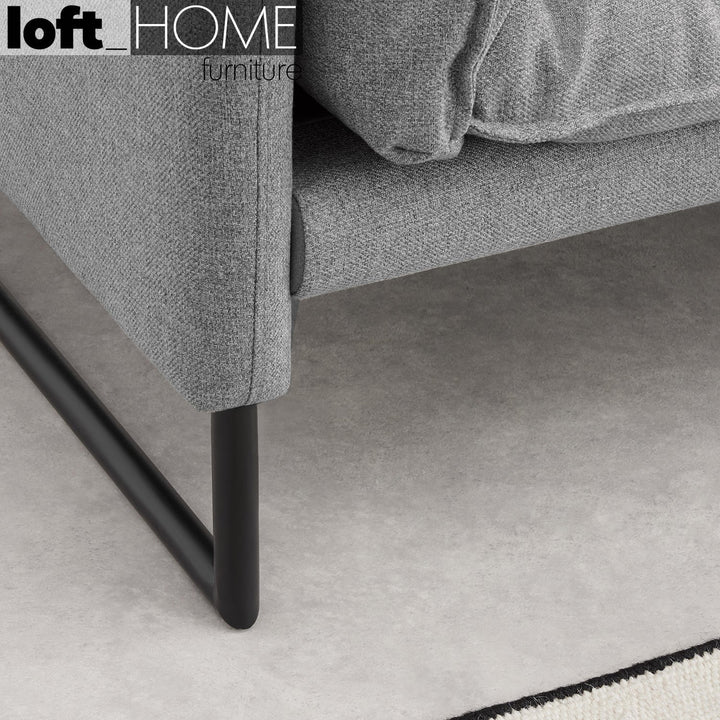 Modern Fabric L Shape Sofa MALINI 3+L In-context