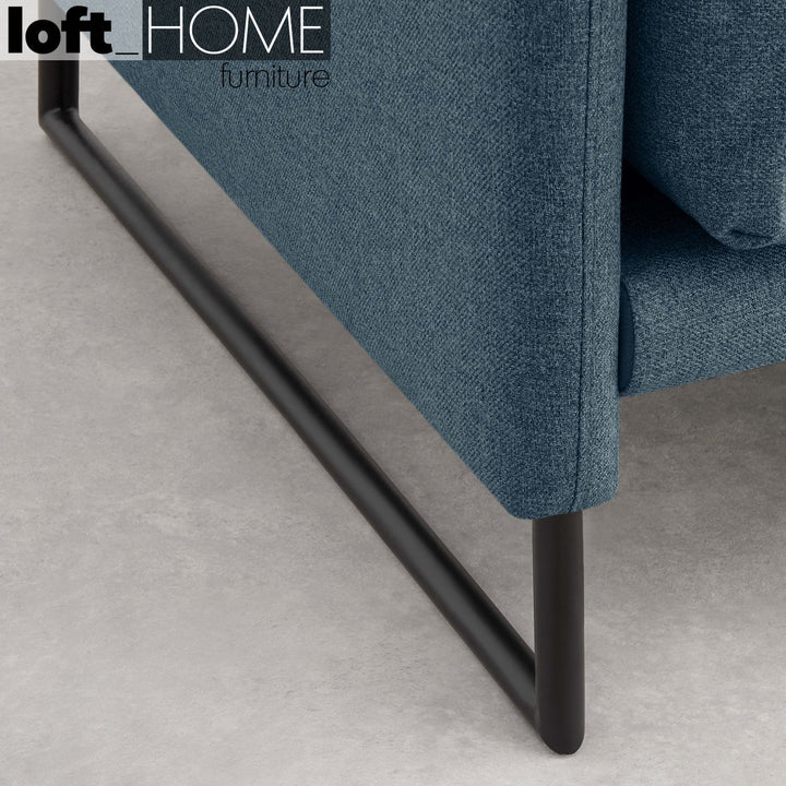 Modern Fabric L Shape Sofa MALINI 3+L Detail 4
