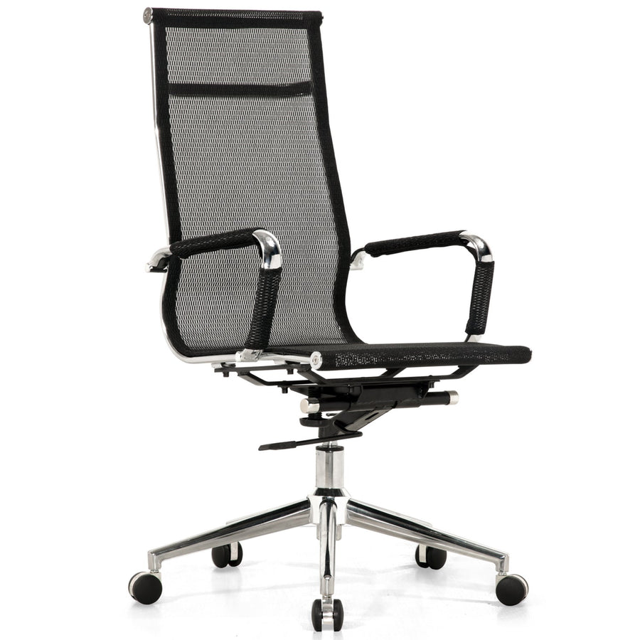 (Fast Delivery) Modern Mesh Office Chair IVES White Background