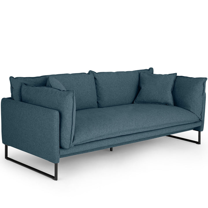 (Fast Delivery) Modern Fabric 3 Seater Sofa MALINI Close-up