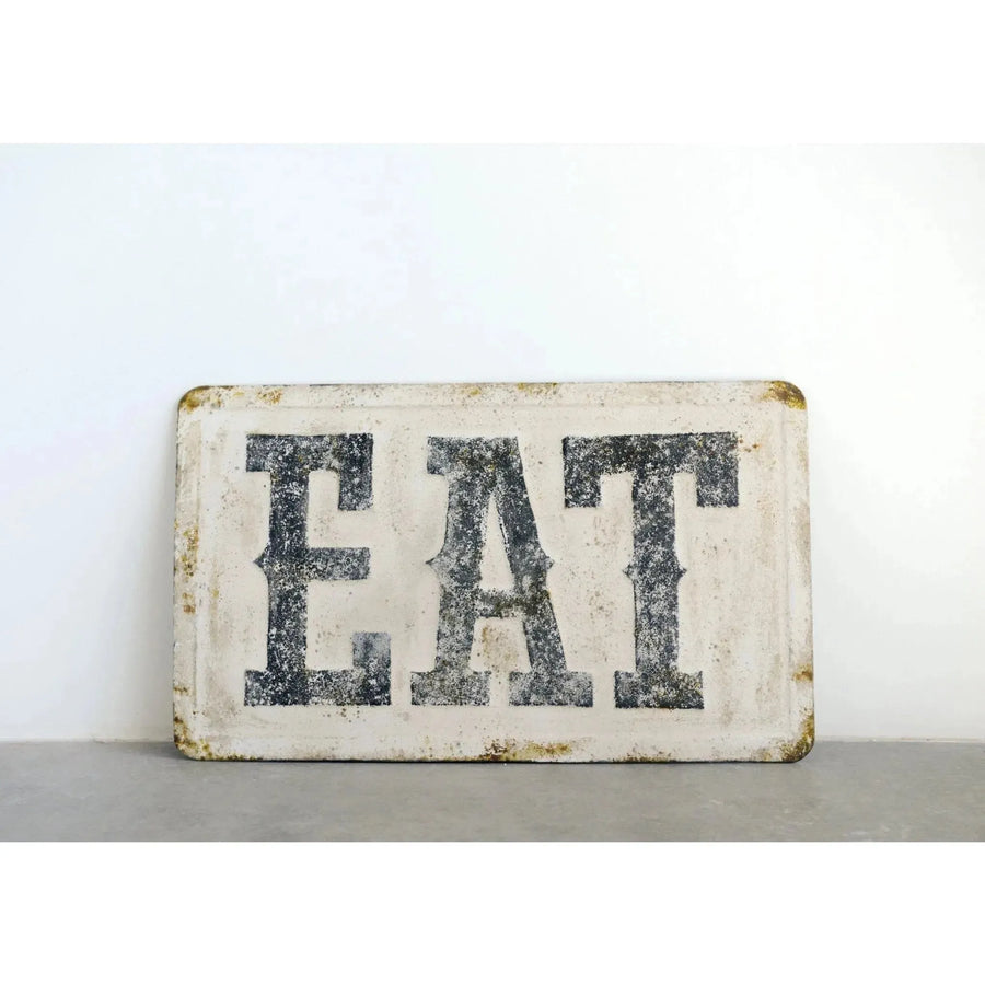 "eat" metal wall decor primary product view.