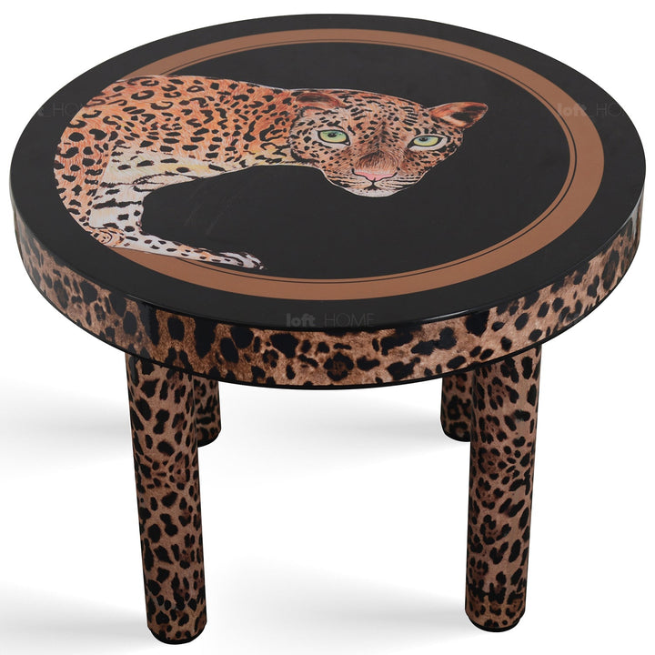 Eclectic wood coffee table leopard size charts.