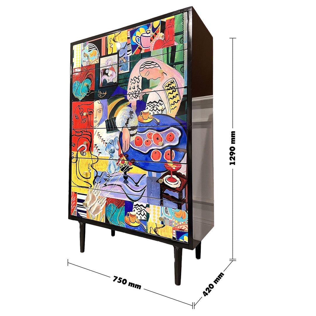 Eclectic wood drawer cabinet abstract l size charts.