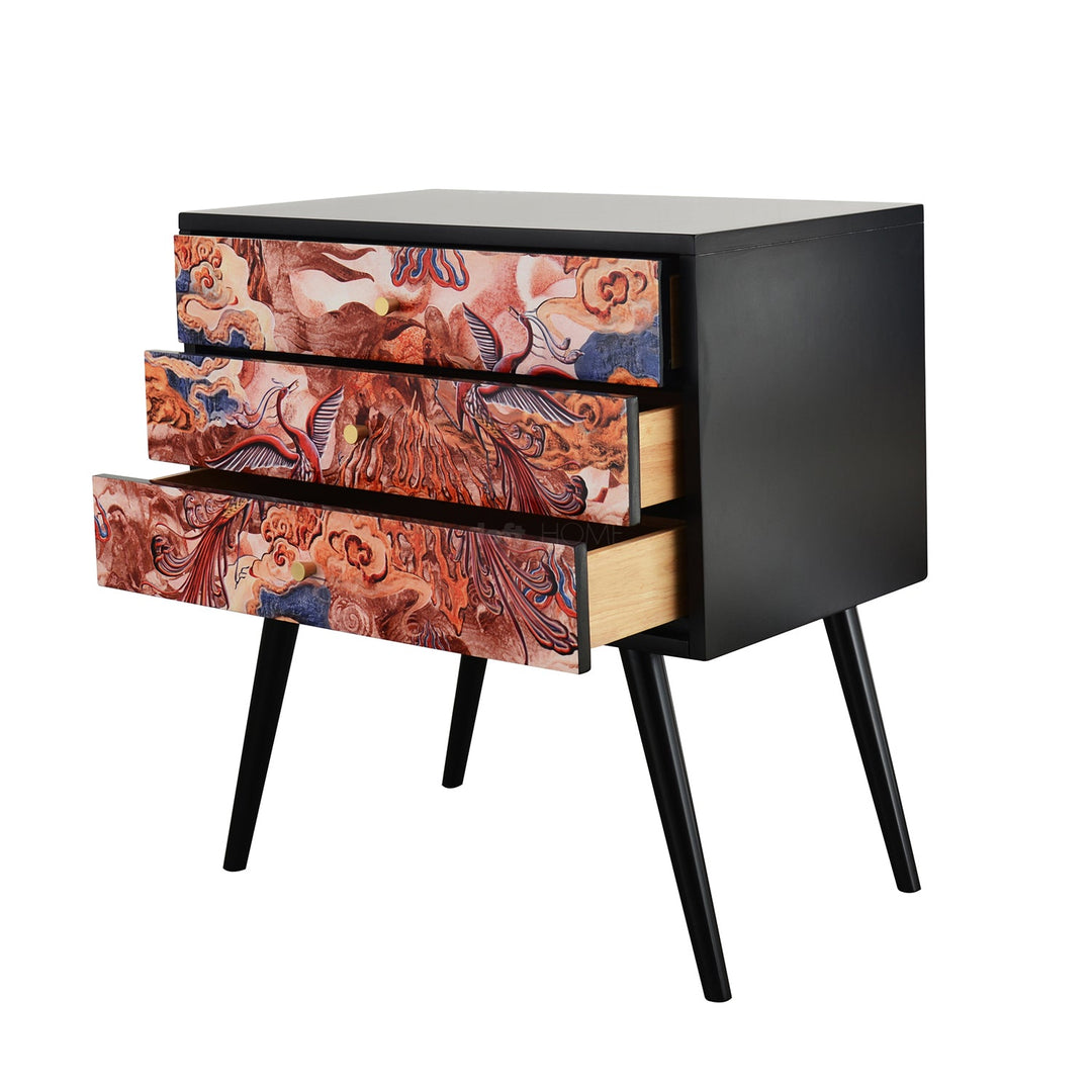 Eclectic wood drawer cabinet apsara s with context.