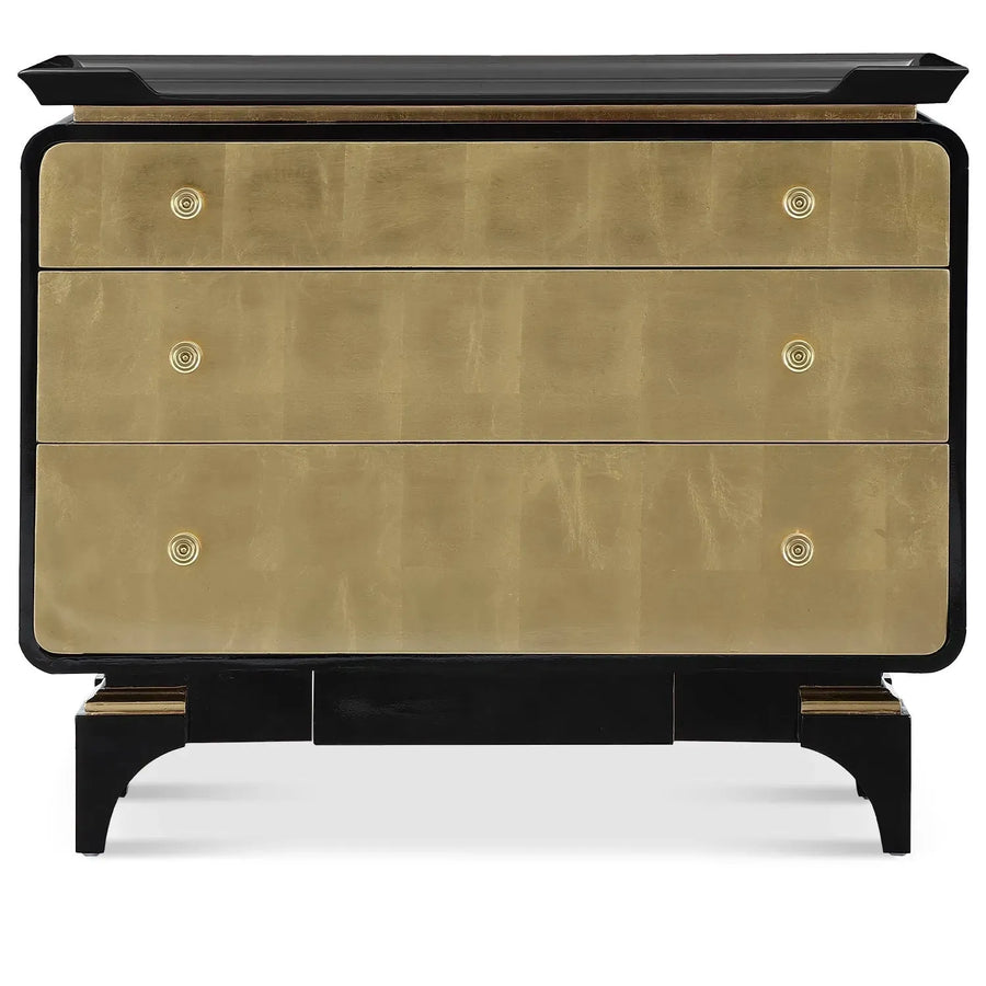 Eclectic Wood Drawer Cabinet NOIRGOLD