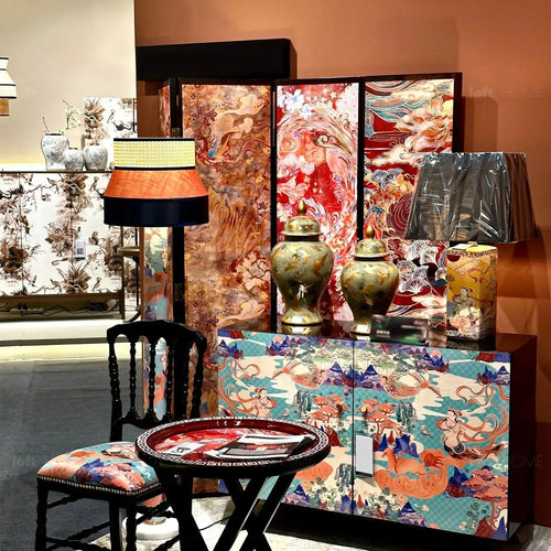 Eclectic Wood Side Table APSARA Good to Know Preview-1