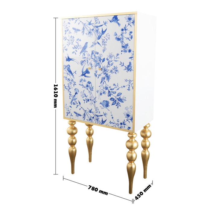 Eclectic wood storage cabinet high delft blue size charts.