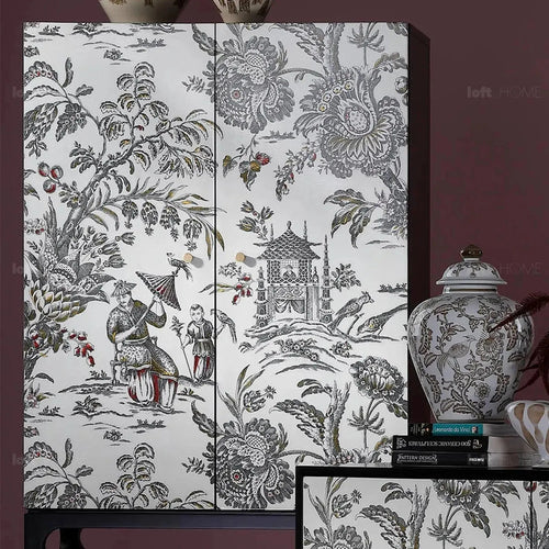 Eclectic Wood Storage Cabinet High LOTUS Good to Know Preview-1