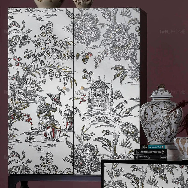 Eclectic Wood Storage Cabinet High LOTUS Good to Know Preview-1