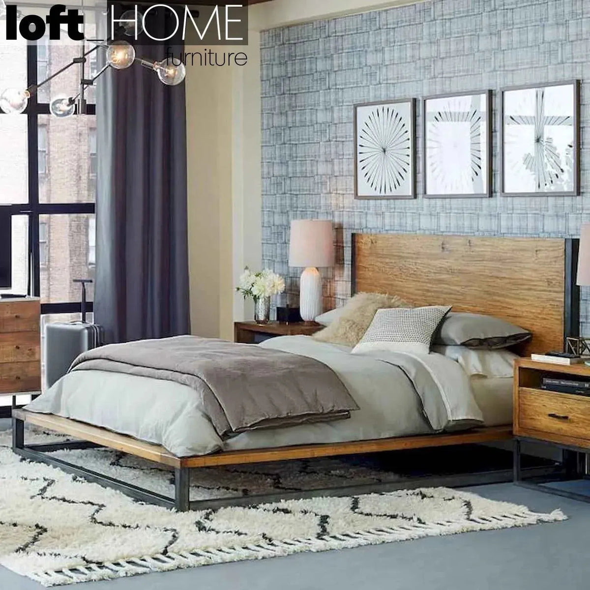 (Fast Delivery) Industrial Pine Wood Bed INDUSTRIAL Primary Product