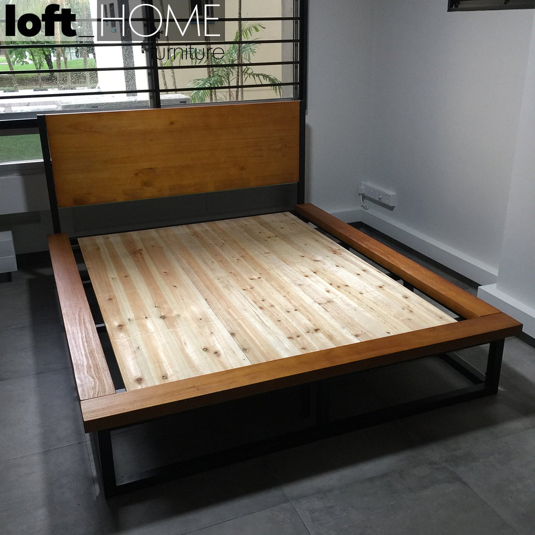 (Fast Delivery) Industrial Pine Wood Bed INDUSTRIAL Environmental