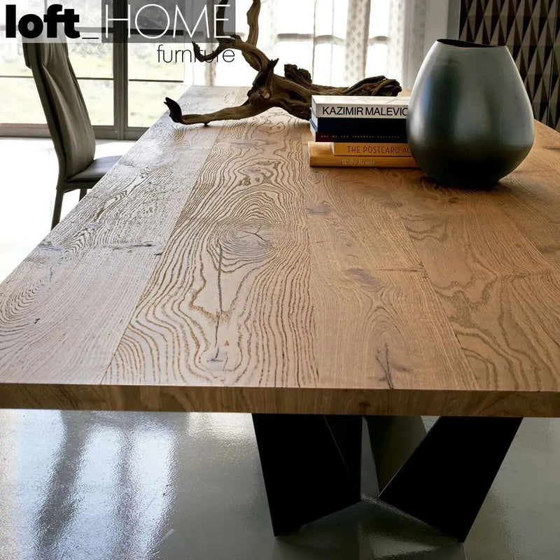 Industrial Pine Wood Dining Table SKORPIO Environmental