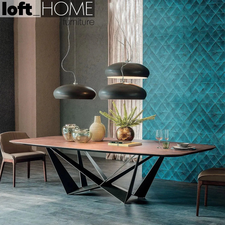 Industrial Pine Wood Dining Table SKORPIO Good to Know Preview-1
