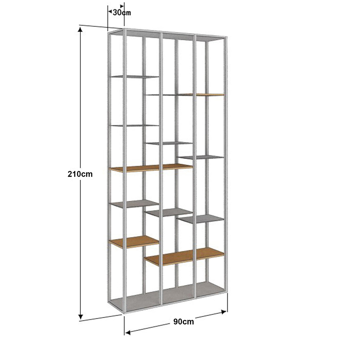 (Fast Delivery) Industrial Pine Wood Shelf Bookshelf COZY